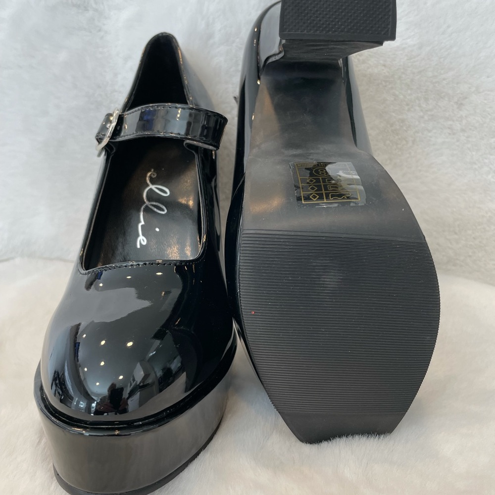 DK X ellie V-patent Platform Mary Janes - NWT - Picture 8 of 9